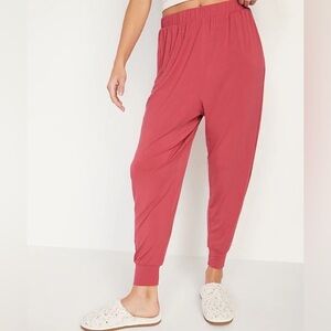 SUNDAY SLEEP Old Navy Dusty Rose Pajama Joggers
